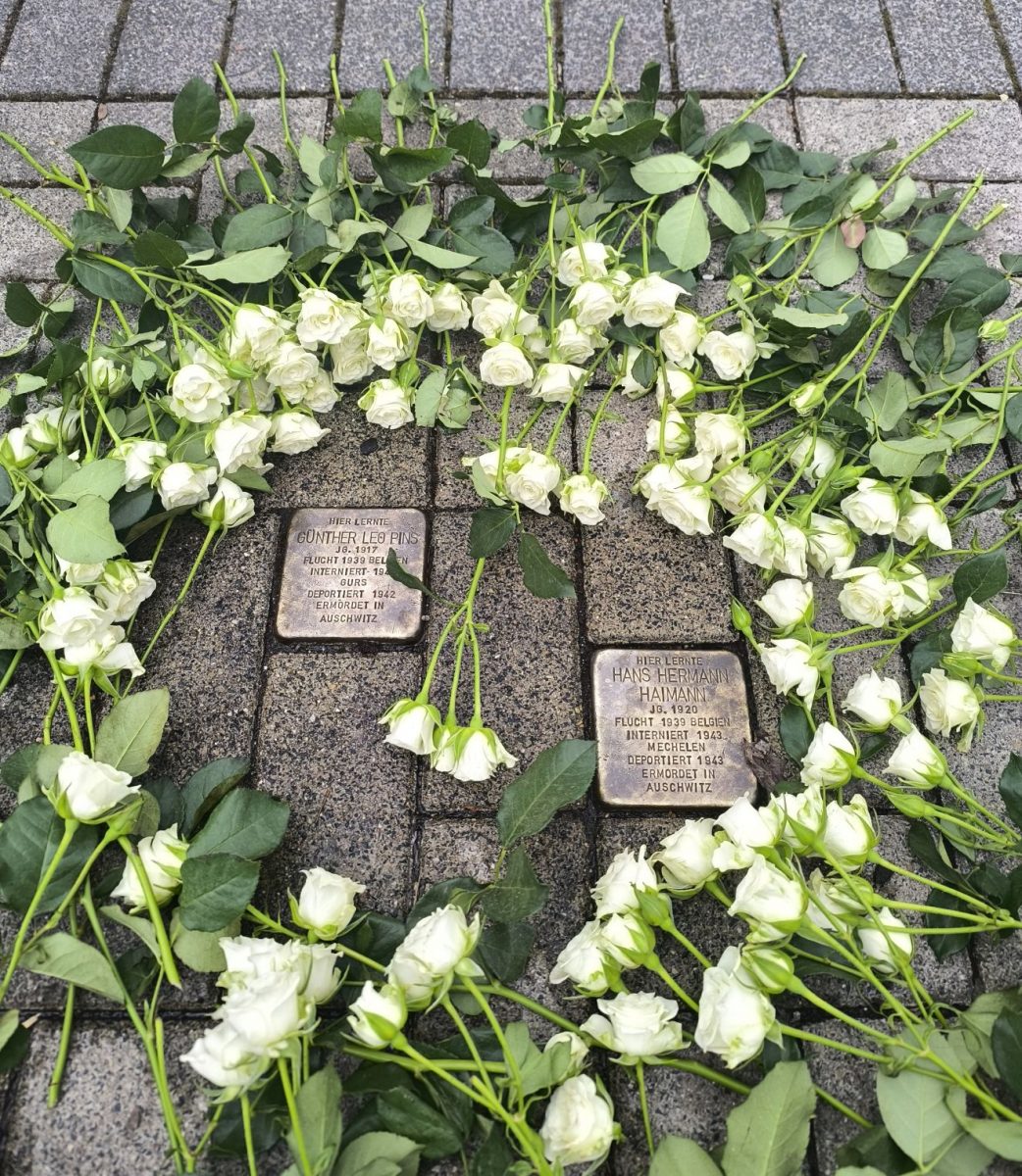 Hier lernten Günther Leo Pins (1917 - deportiert 1942, ermordet in Auschwitz) und Hans Hermann Haimann (1920, deportiert 1943, ermordet in Auschwitz).